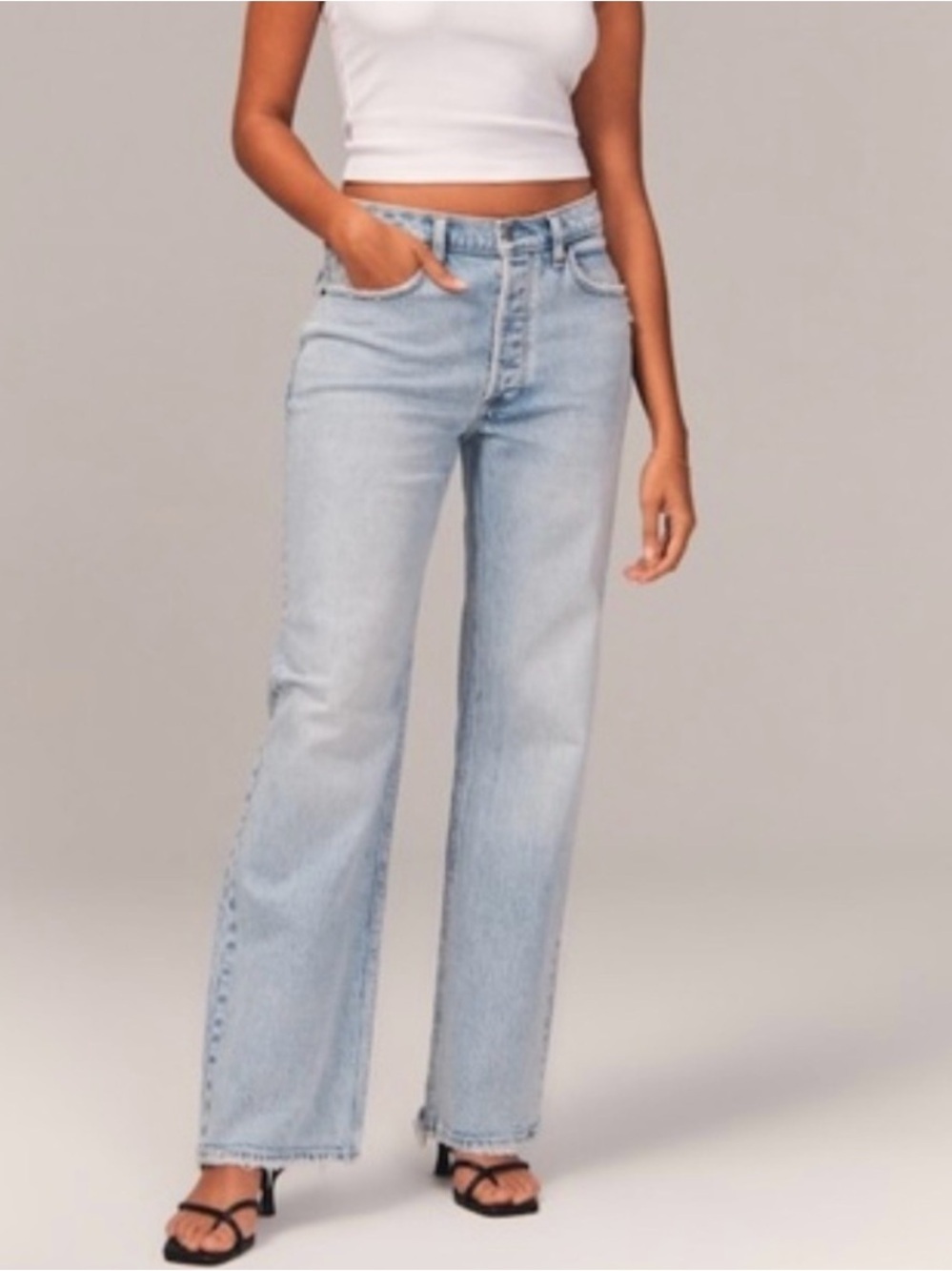Abercrombie & Fitch The 90s Baggy Low Rise Jeans- Size 29 Petite Short